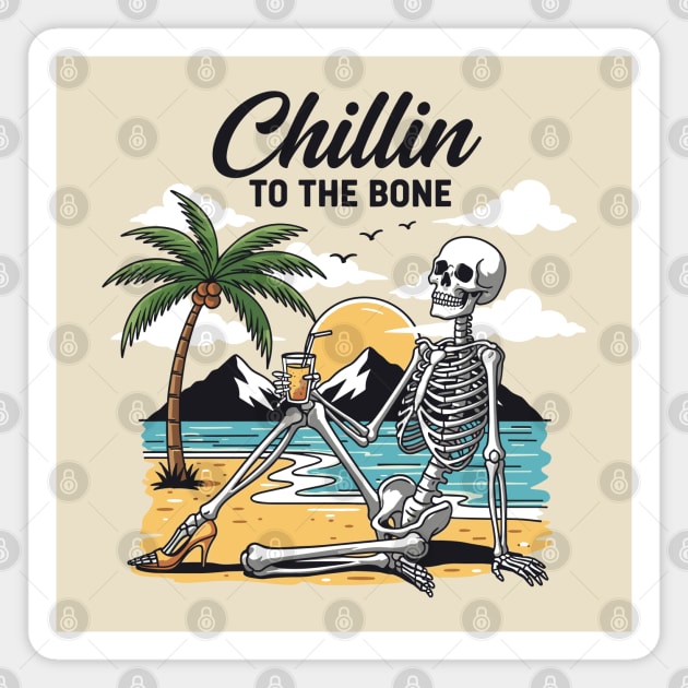 Chillin To The Bone Magnet by enrynz